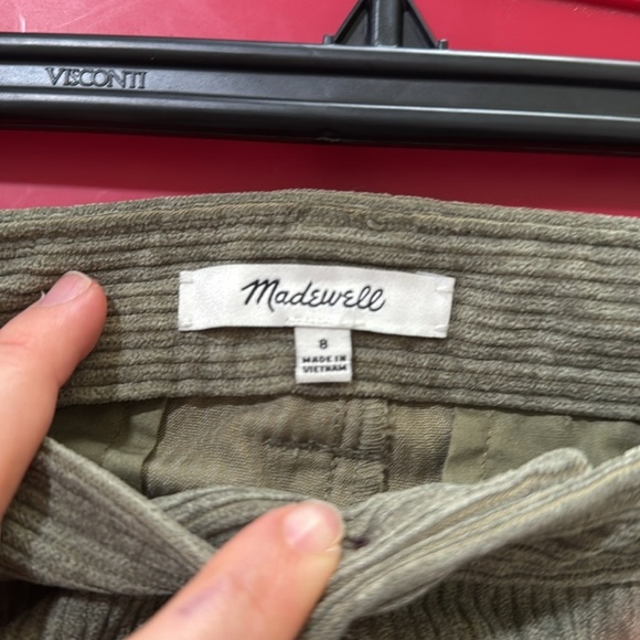 Madewell corduroy high-rise tapered grandmacore trouser pants - Picture 8 of 8